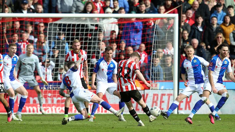 Sheffield United's Tommy Doyle scored the winner in second-half stoppage time