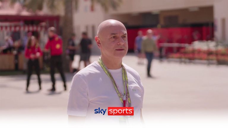 Daniel Levy in Bahrain ahead of the Grand Prix