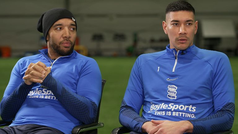 Troy Deeney and Neil Etheridge sat down with Sky Sports' News Miriam Walker-Khan to discuss racism in football after recent incidents involving the Birmingham players