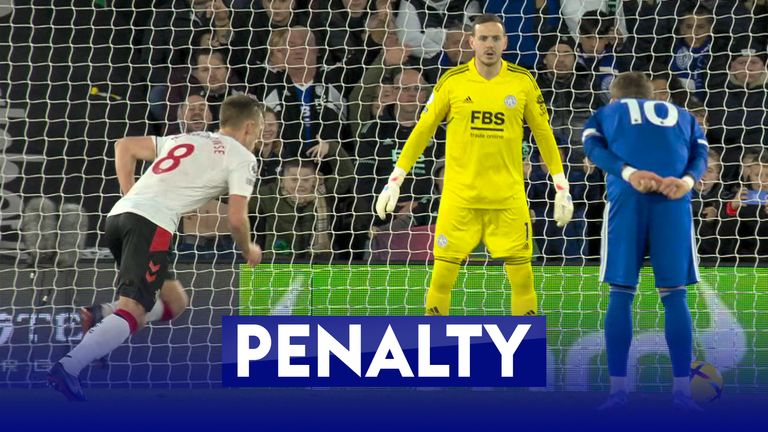 Danny Ward saves from Ward-Prowse's penalty
