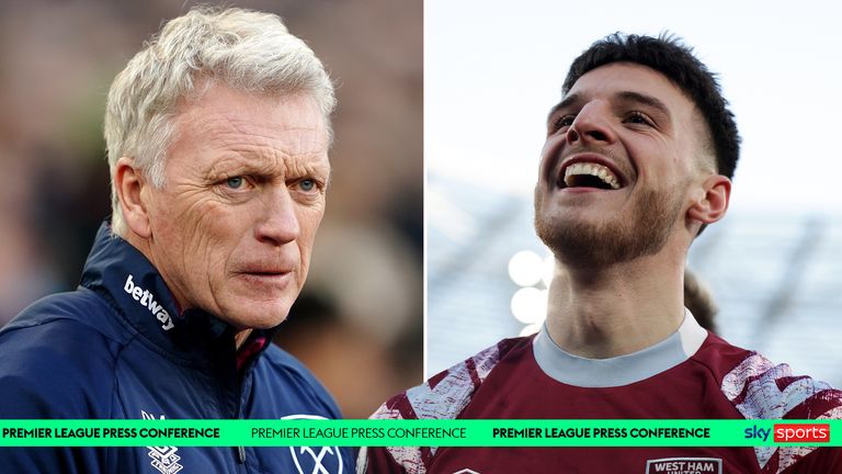 Moyes responds to Keane&#39;s comments | &#39;Rice will be future England captain&#39;