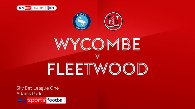 Watch highlights of the Sky Bet League One match between Wycombe and Fleetwood.