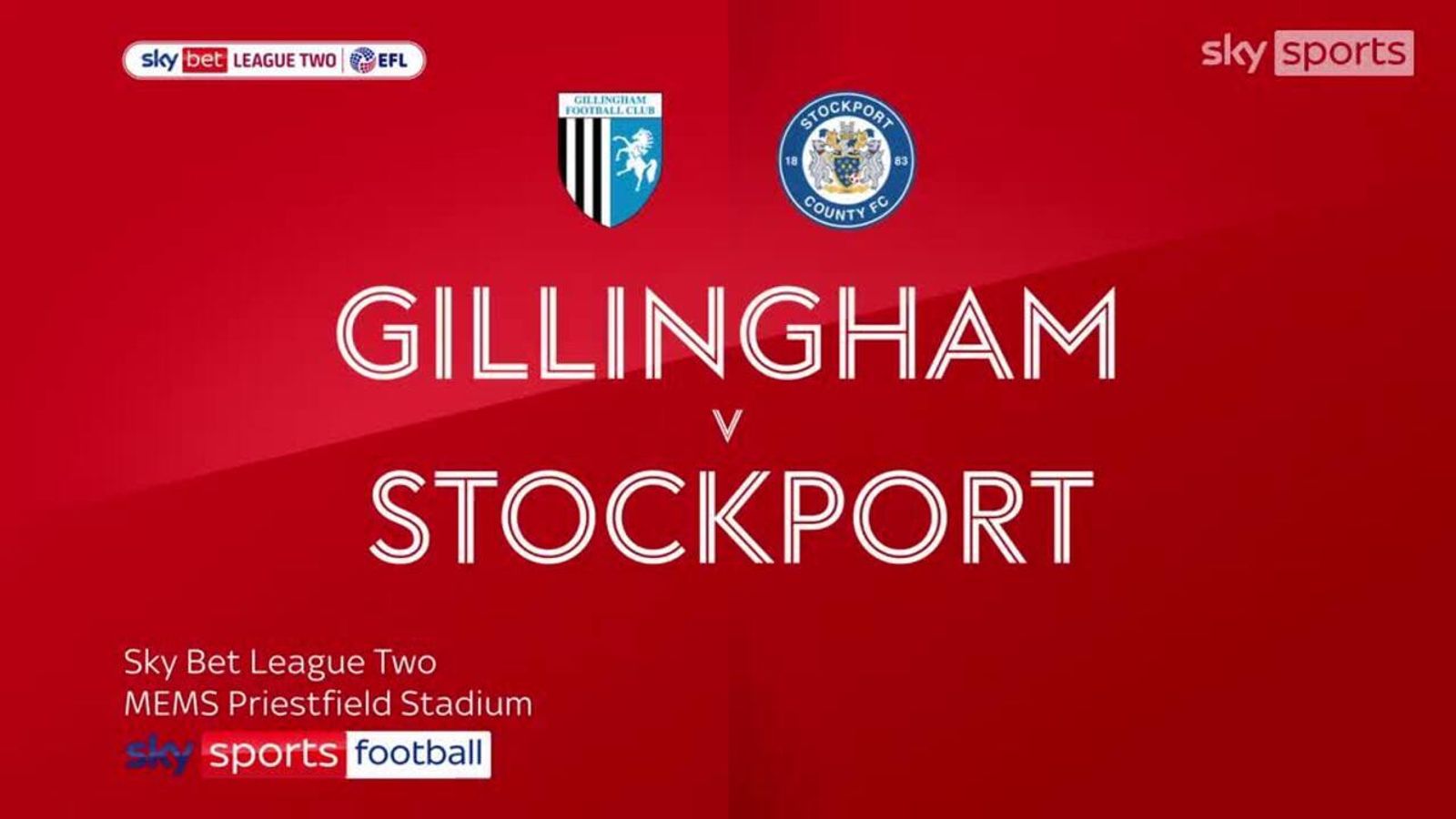 Gillingham 1-1 Stockport: Will Collar strikes late to maintain County's ...