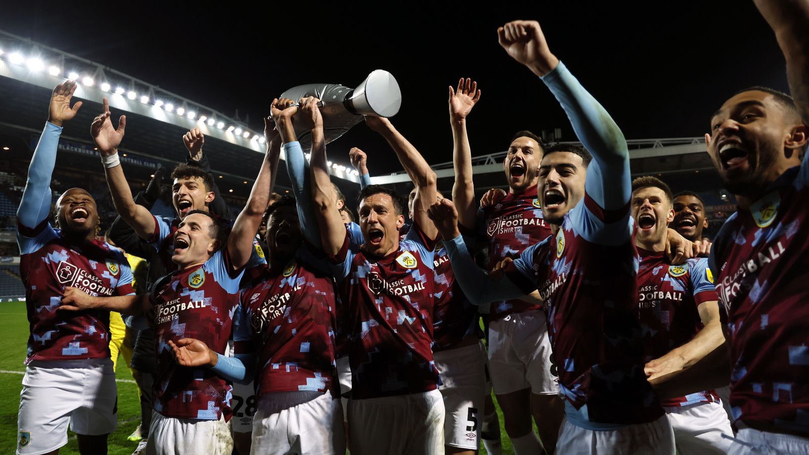 Burnley win Championship title by beating rivals Blackburn