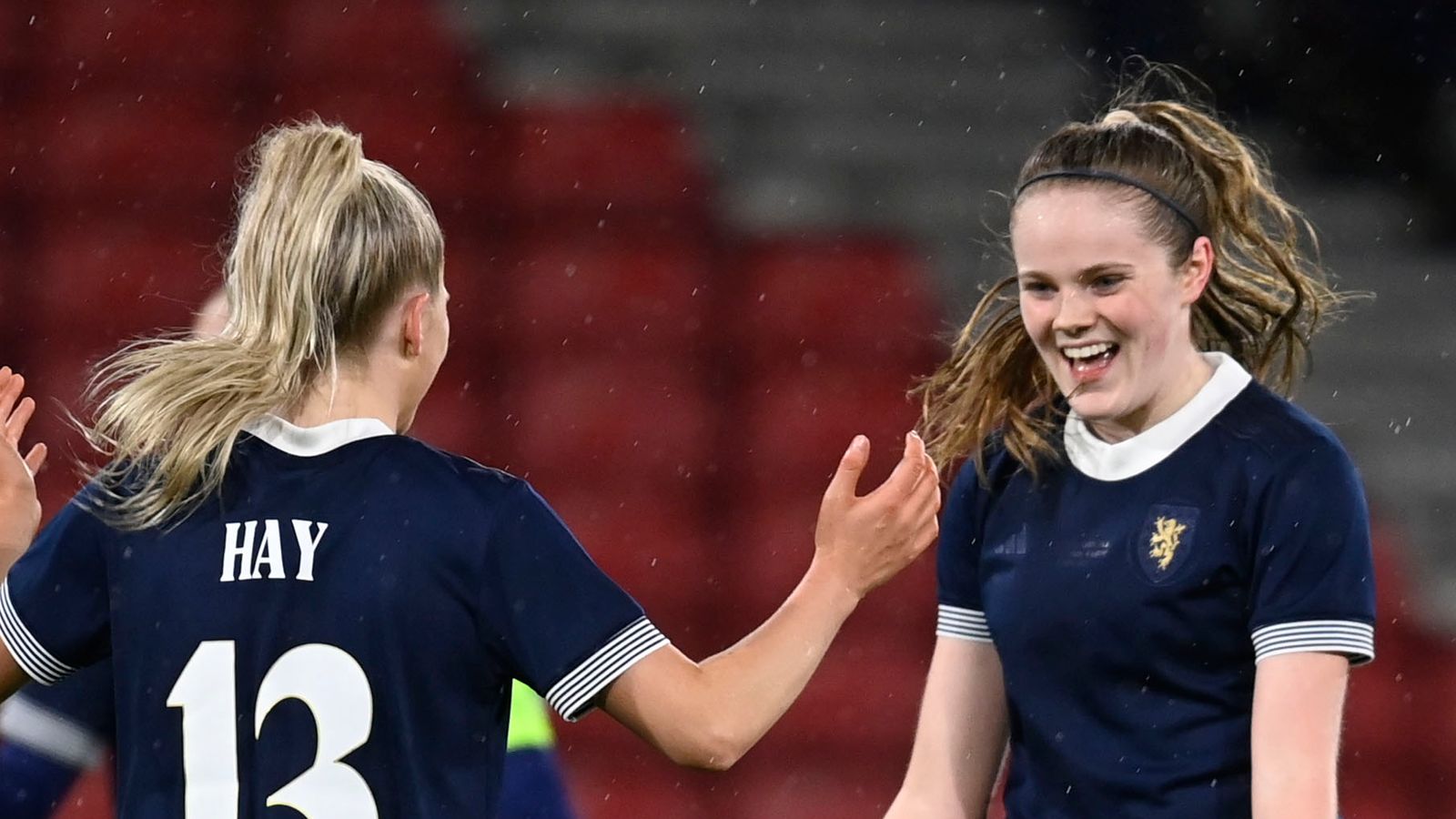 Scotland Women 4-0 Costa Rica Women: Seventeen-year-old Emma ...