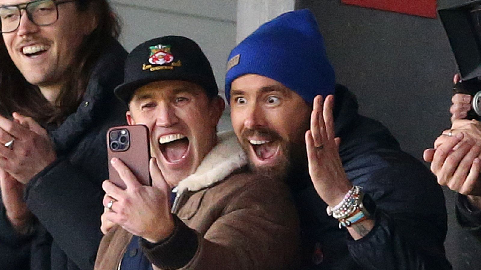 A Hollywood Script You Couldnt Write Reynolds And Mcelhenney React To Wrexham Win Football 