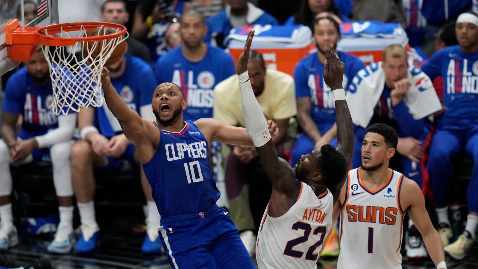 Vivid Clippers 129-102 Suns (oct 24, 2025) Game Recap Background in HD Vivid Clippers 129-102 Suns (oct 24, 2025) Game Recap Background in HD