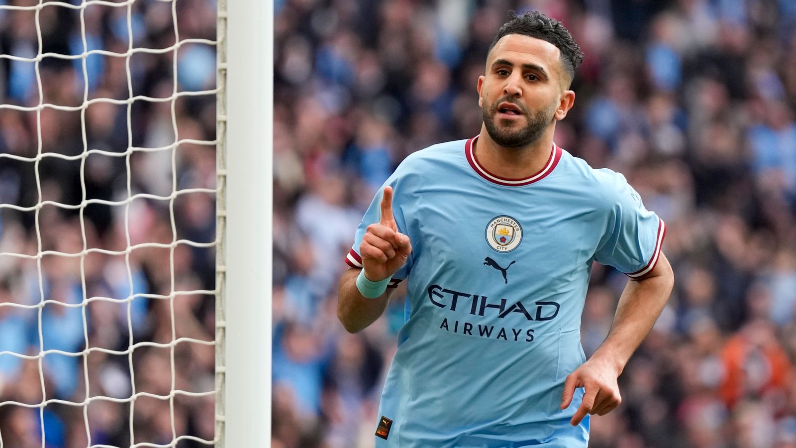 Manchester City 3-0 Sheffield United: Riyad Mahrez's hat-trick sends Pep Guardiola's side into FA Cup final | Football News | Sky Sports