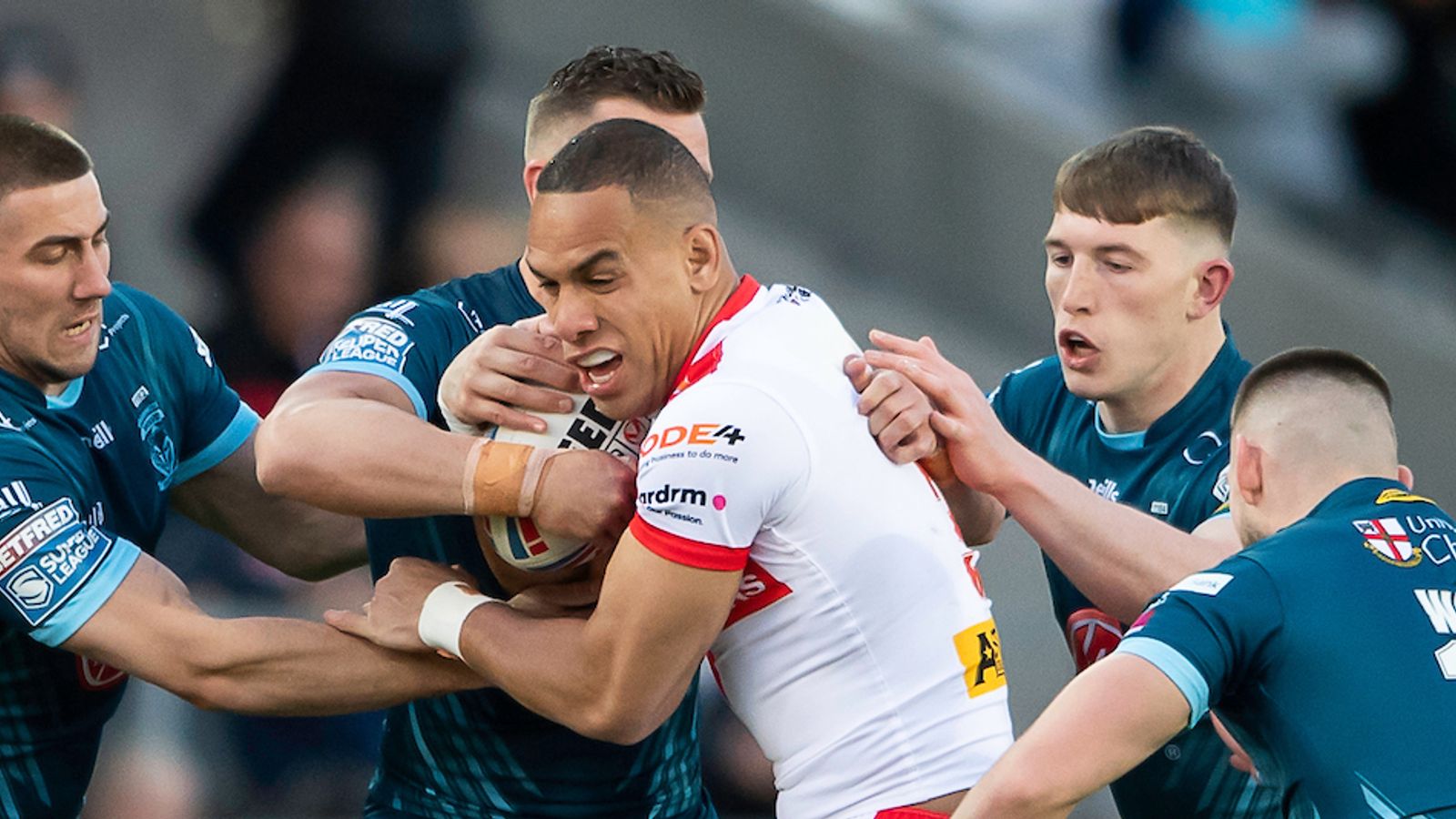 Super League St Helens Dominate Warrington Wolves For Big Win As It Happened Rugby League 