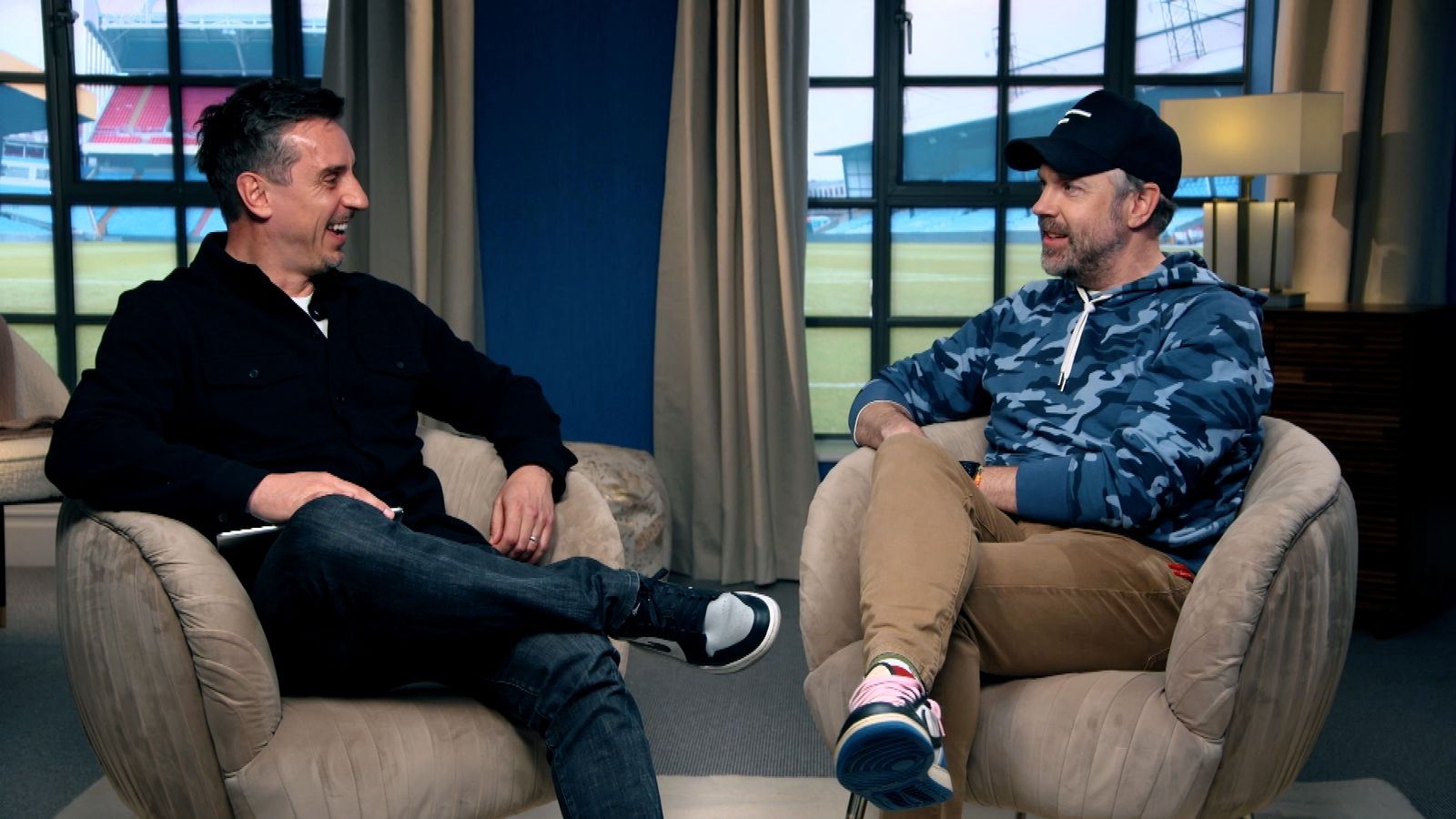 Gary Neville meets Ted Lasso! 'We didn't intend to make it worse for