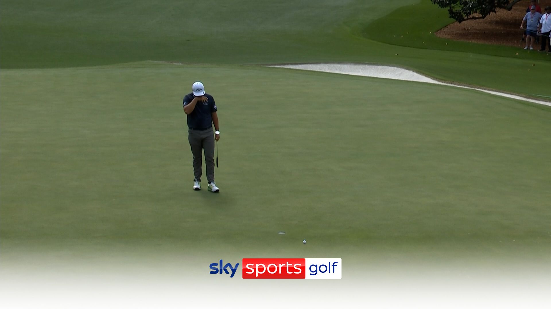 'That is shocking' - Rahm four-putts first hole!