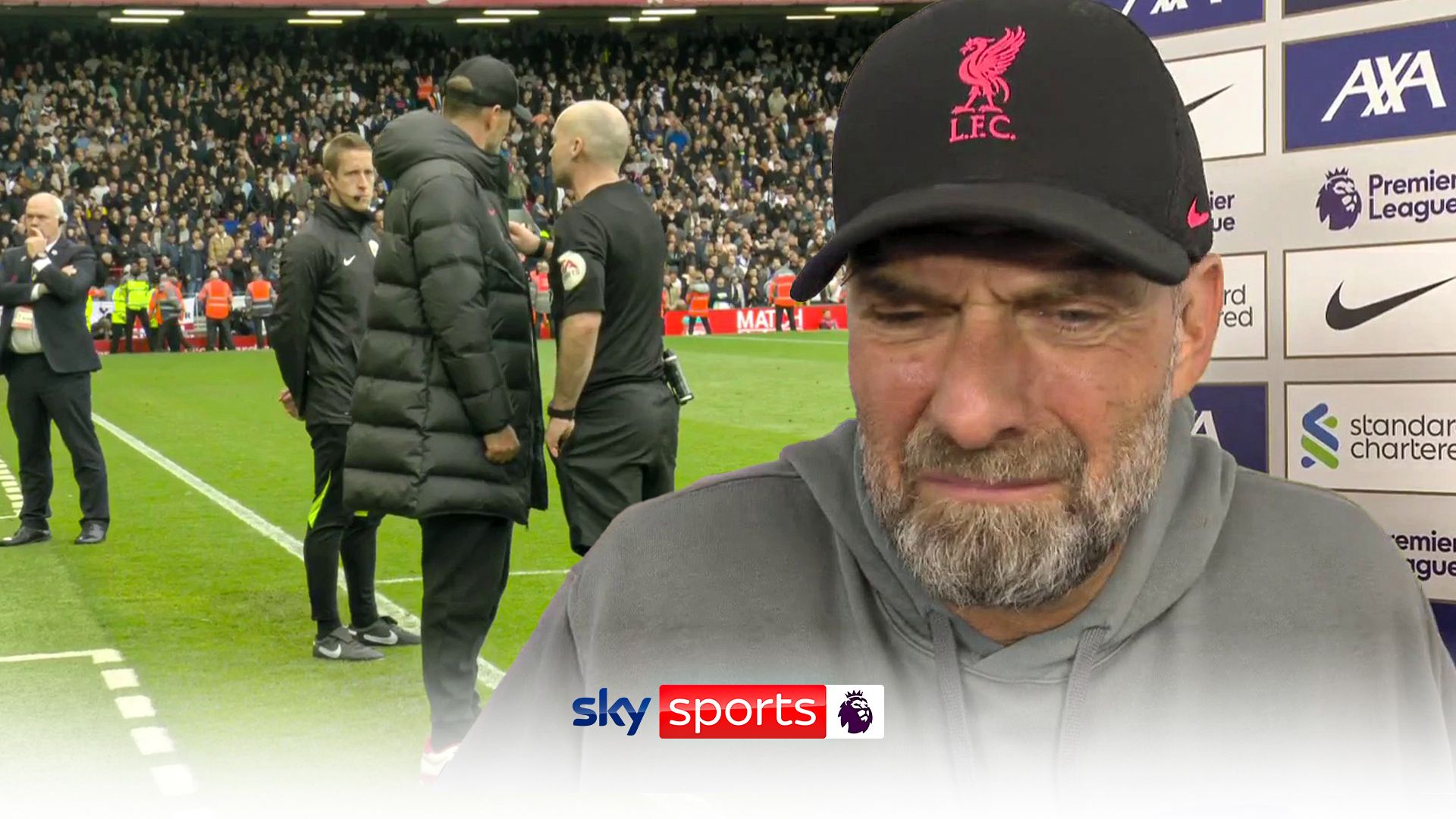Klopp on ref Tierney: What he said to me wasn't OK | 'We have history'