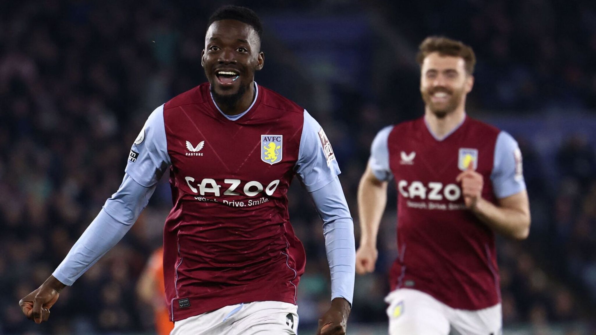Leicester 1-2 Aston Villa Late Bertrand Traore strike sees Leicester beaten in first game since Brendan Rodgers departure Football News Sky Sports