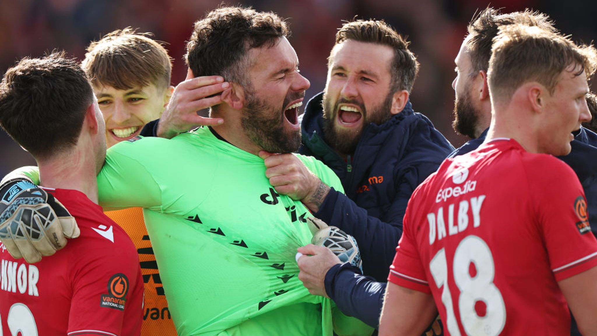 Wrexham 3-2 Notts County Ben Fosters last-gasp penalty save secures vital win in front of Ryan Reynolds and Rob McElhenney Football News Sky Sports