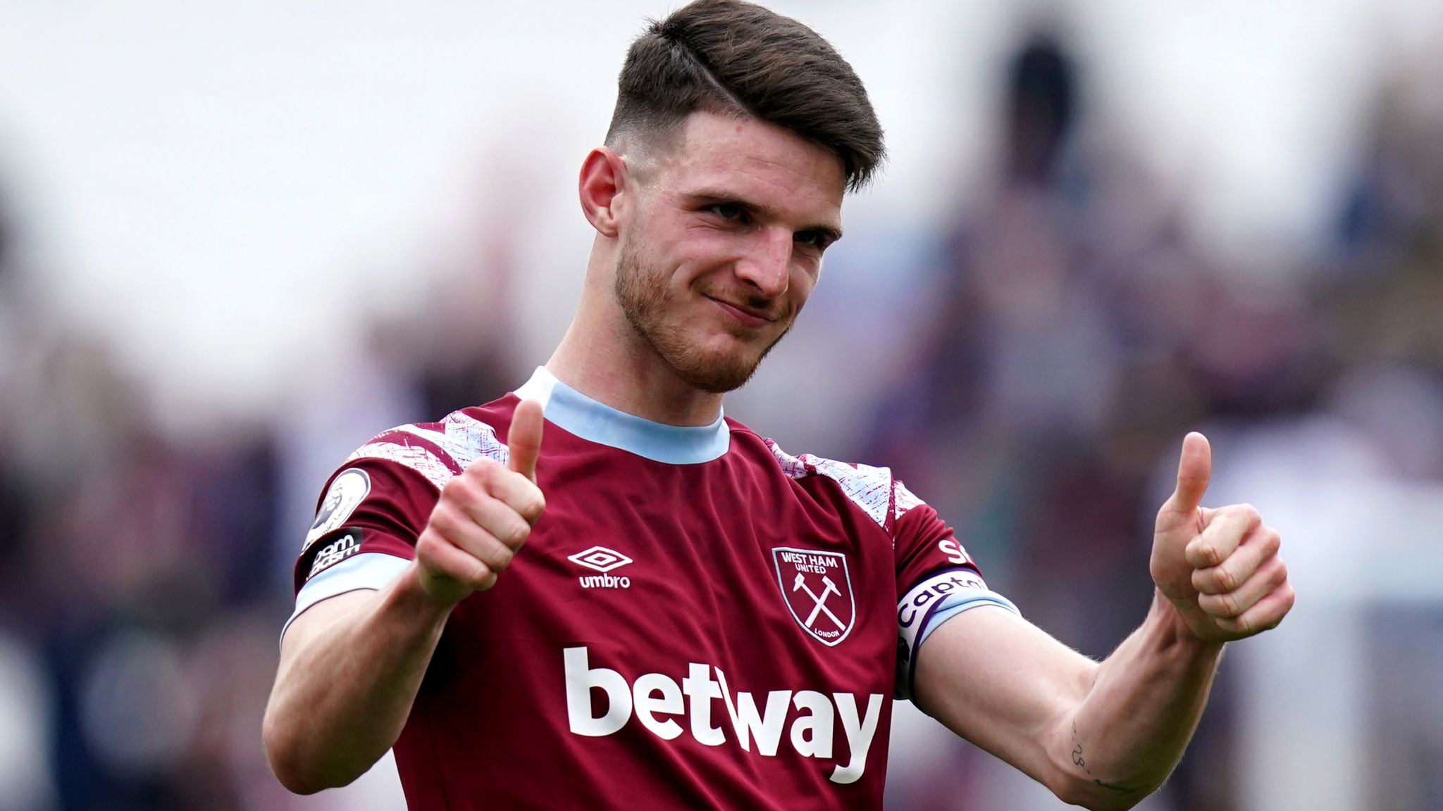 Declan Rice: Arsenal's improved £90m bid for West Ham captain rejected |  Transfer Centre News | Sky Sports