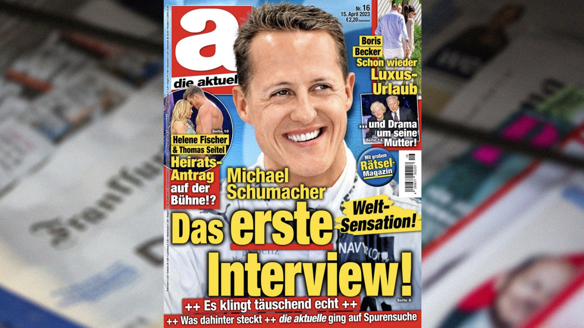 Michael Schumacher: German magazine Die Aktuelle sacks editor and