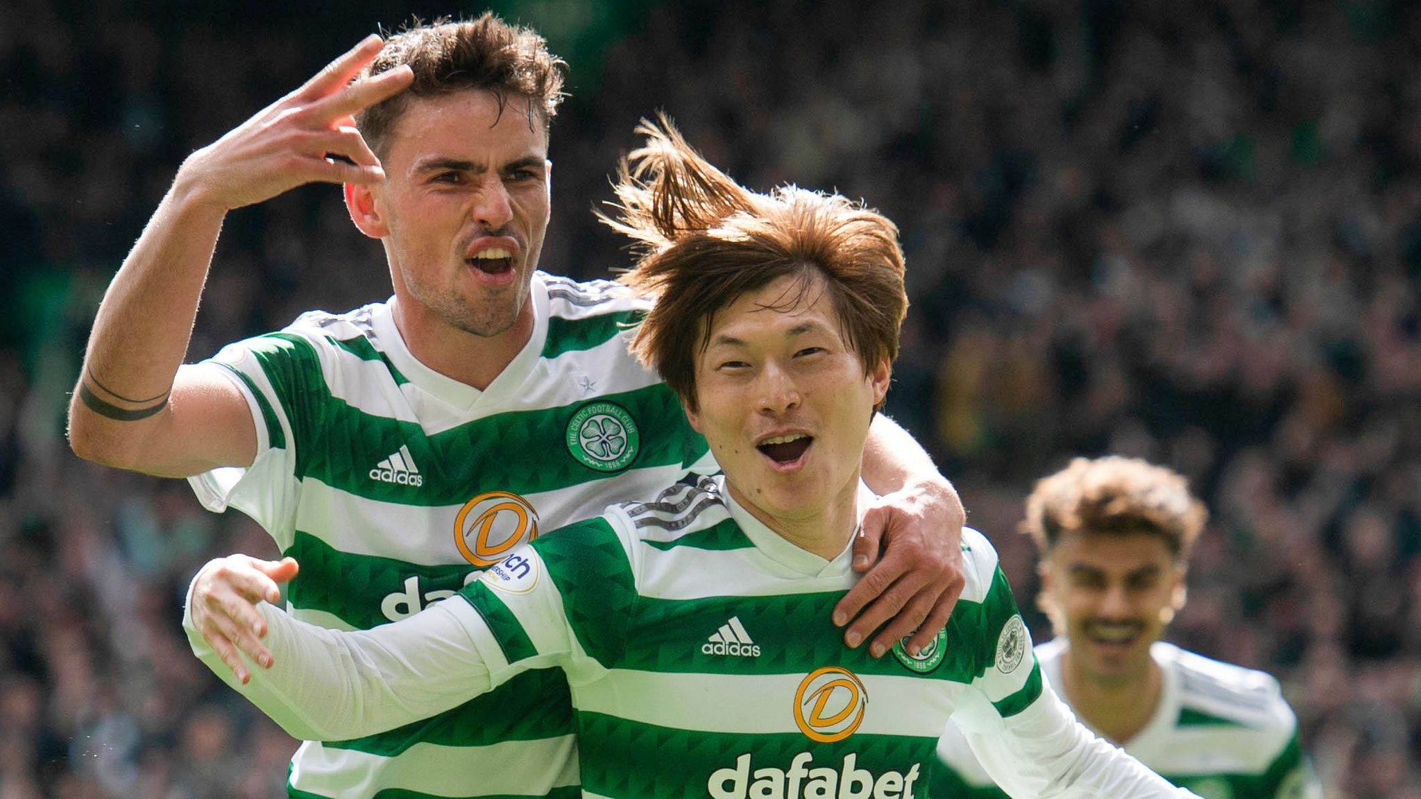 Celtic 3-2 Rangers Hoops move 12 points clear with victory in controversial Old Firm clash Football News Sky Sports