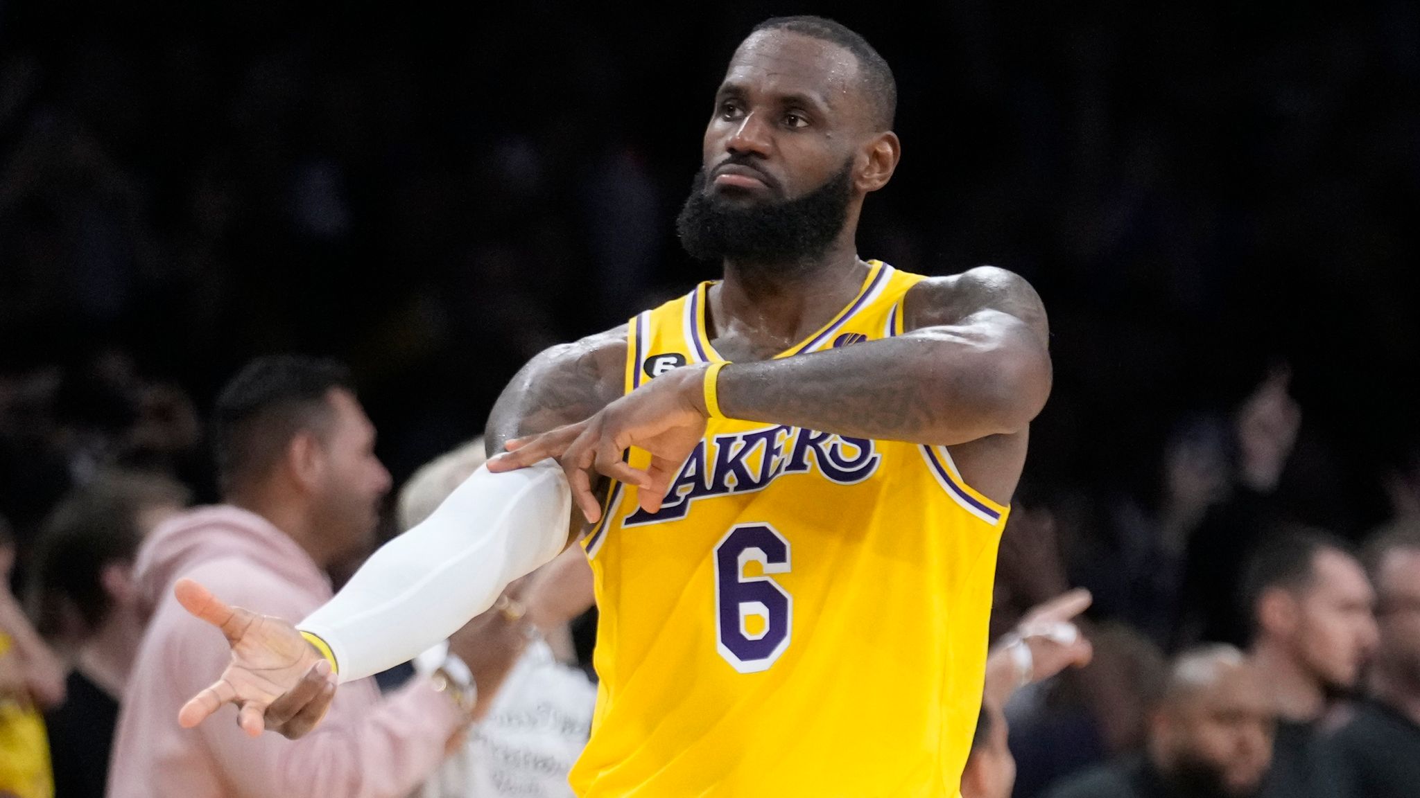 LeBron James leads LA Lakers to playoffs with overtime win against