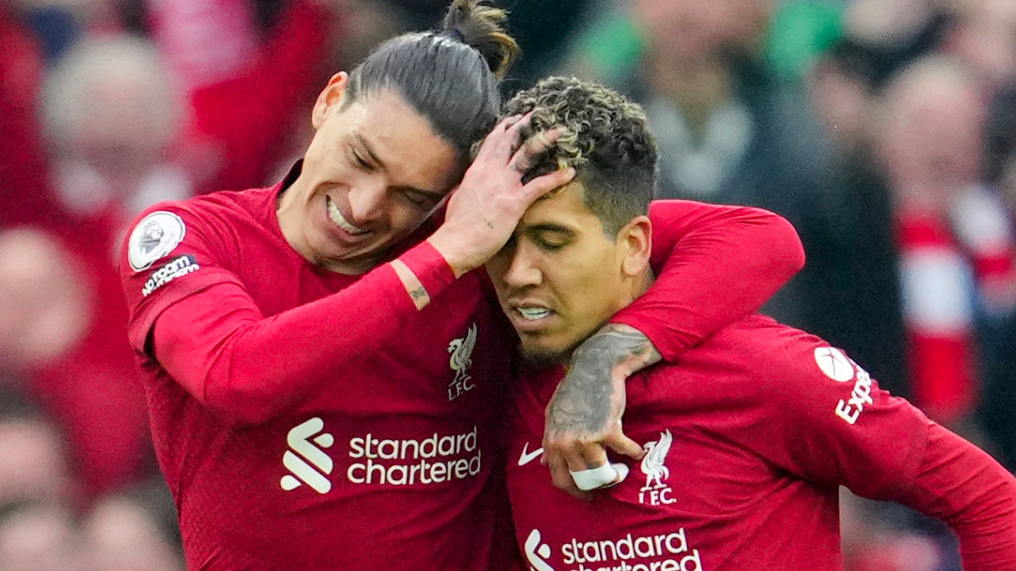 Liverpool 2-2 Arsenal Late Roberto Firmino leveller blows title race wide open Football News Sky Sports