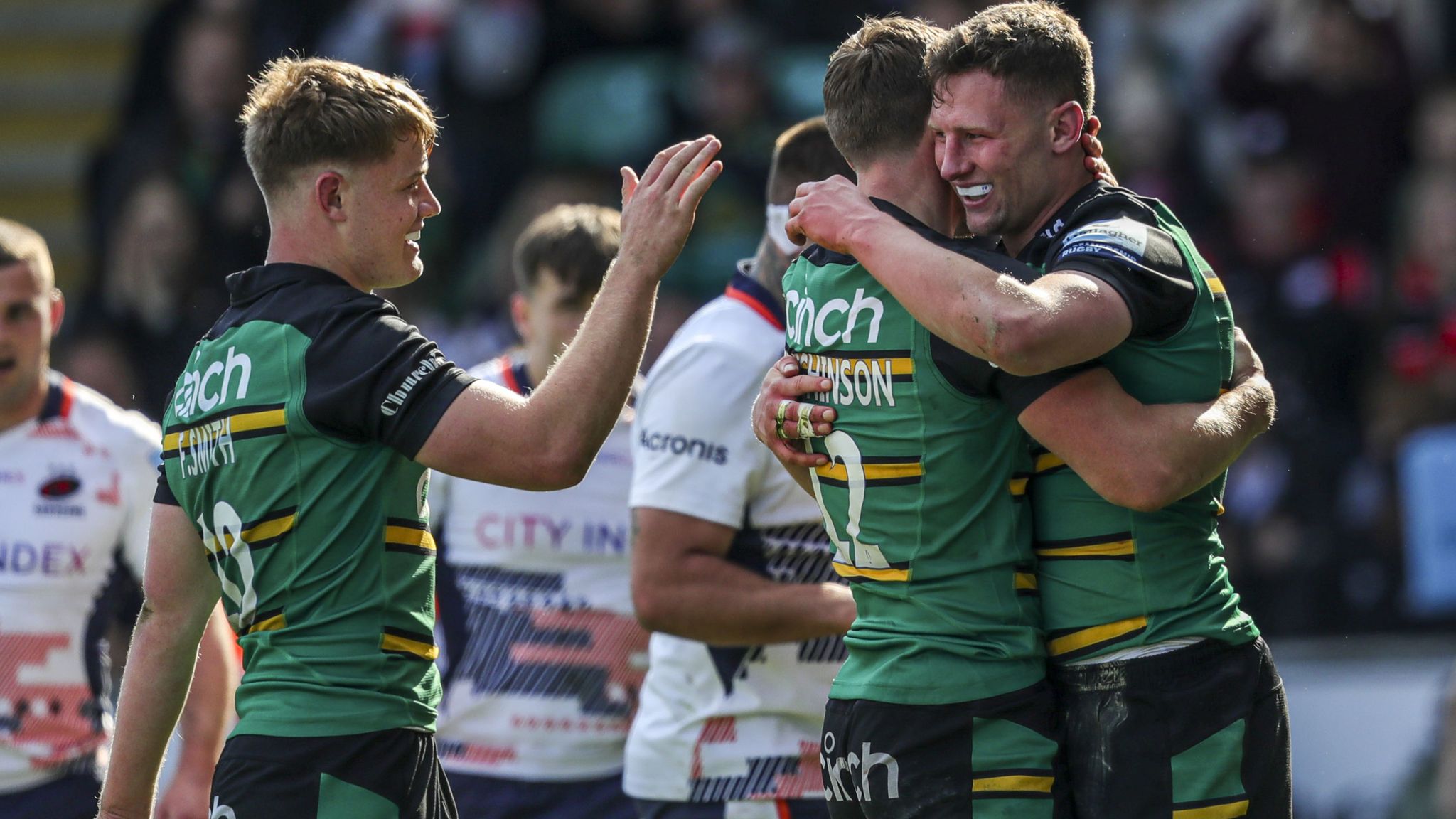 Gallagher Premiership Harlequins and Northampton Saints keep play-off hopes alive with convincing wins Rugby Union News Sky Sports