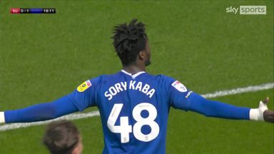 Kaba tucks Cardiff penalty straight down the middle