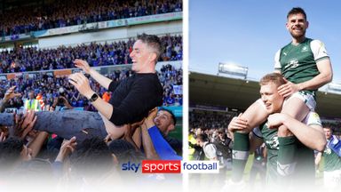 'We are going up!' Ipswich, Plymouth & Stevenage celebrate promotion!