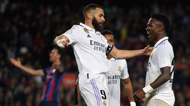 Barcelona 0-4 Real Madrid (Agg: 1-4): Karim Benzema Hat-trick Fires ...