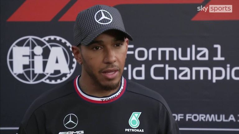 Lewis Hamilton was happy enough with his Qualifying performance as he'll start fifth for Sunday's race but admits Mercedes have a huge deficit on the straights around Baku City Circuit