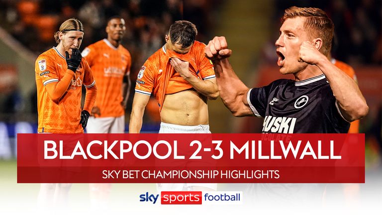 Blackpool 2-3 Millwall