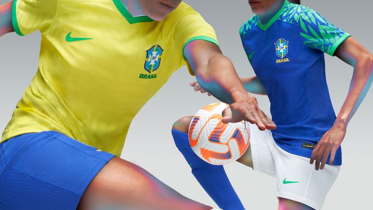 Brazil&#39;s Women&#39;s World Cup kits (image: Nike)