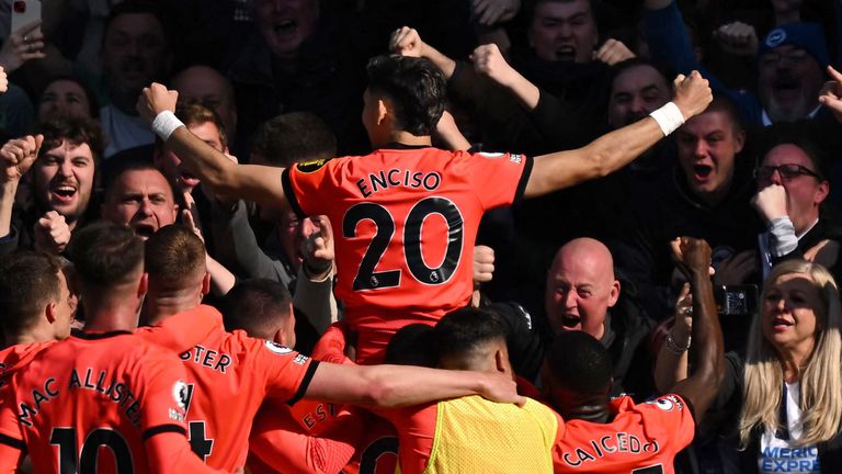 Chelsea 1-2 Brighton: Julio Enciso fires superb winner to boost ...