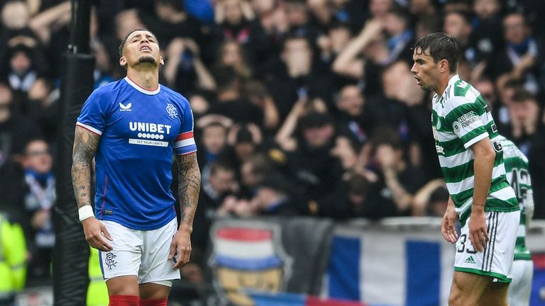 James Tavernier missed a chance to pull Rangers level 