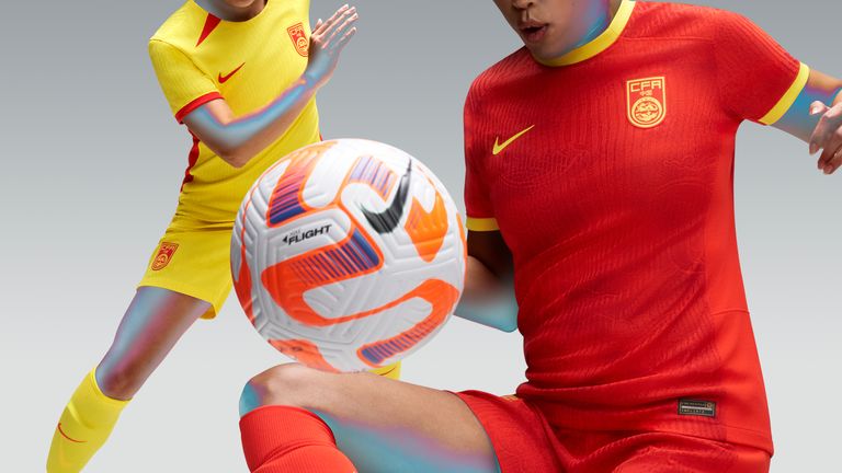 China&#39;s Women&#39;s World Cup kits (image: Nike)