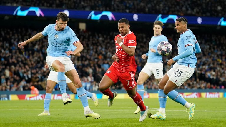 Manchester City's Ruben Dias had a superb night at the back