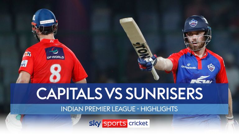 Highlights of Delhi Capitals against Sunrisers Hyderabad in the Indian Premier League.