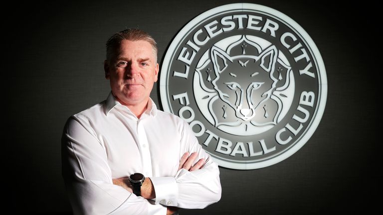 Dean Smith has been appointed Leicester boss until the end of the season