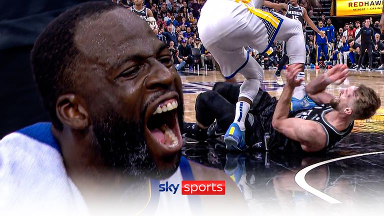 Draymond Green was ejected for stamping on Domantas Sabonis