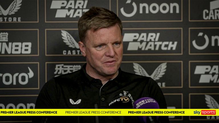 Eddie Howe Newcastle head coach