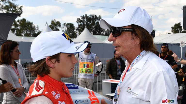 Enzo Fittipaldi is the grandson of two-time F1 world champion Emerson Fittipaldi