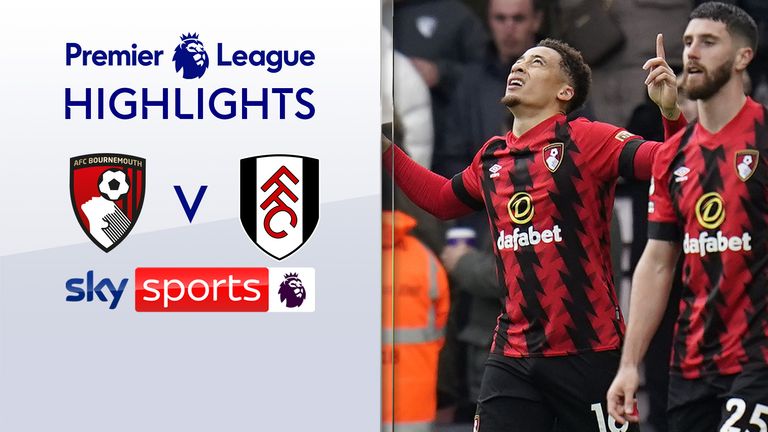 Highlights of Bournemouth against Fulham in the Premier League.