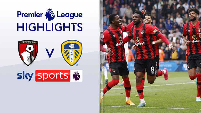 Highlights of Bournemouth against Leeds in the Premier League.