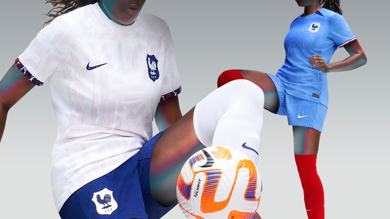 France&#39;s Women&#39;s World Cup kits (image: Nike)