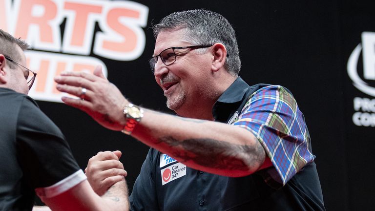 Gary Anderson fue derrotado en su regreso al Tour Europeo (Jonas Hunold/PDC Europe)