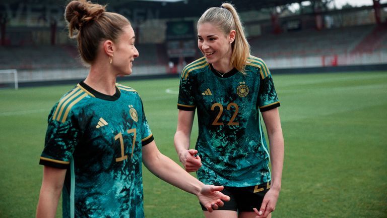 Germany&#39;s away kit for the Women&#39;s World Cup (image: adidas)