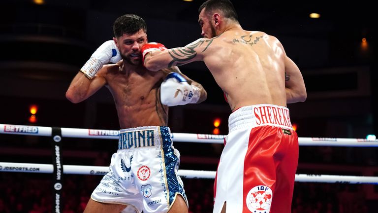 Cordina had to weather a storm from Rakhimov on his way to victory  