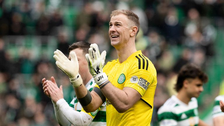 Joe Hart has started every league game for Celtic this season