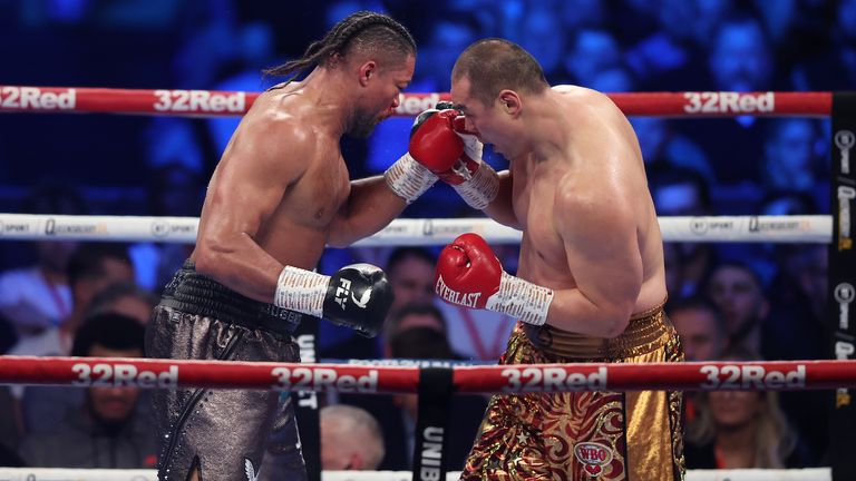 Joe Joyce y Zhilei Zhang se encuentran de frente (Foto: Queensberry Promotions)