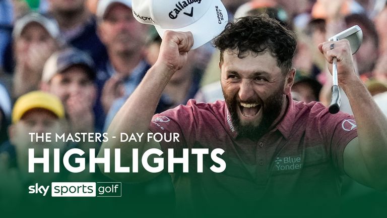 Highlights from the fourthround of the 2023 Masters at Augusta National