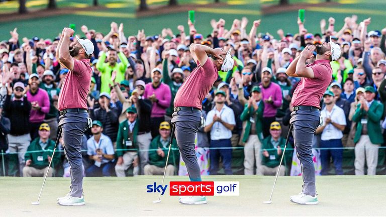 Watch the winning putt as Jon Rahm became 2023 Masters champion with a par on the 72nd hole at Augusta National