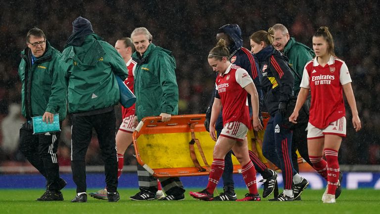 Kim Little picked up her season-ending injury in Arsenal's Champions League victory over Bayern Munich